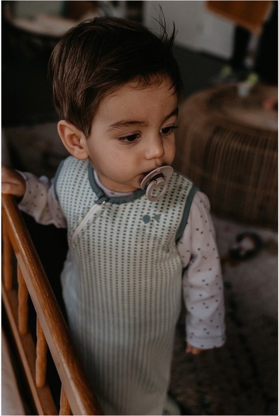 Snoozebaby Organische Slaapzak Mouwloos Green - 3-9 mnd