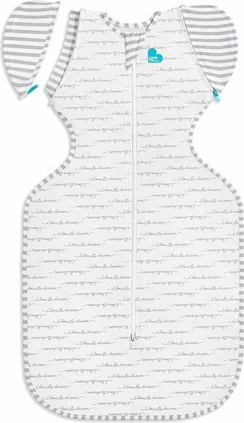 Love to Dream™ Babyslaapzak Swaddle Up™ - Inbakeren afbouwen - Baby 3-6 maanden - 6-8.5 kg - All Season - Dreamer White