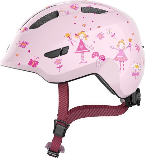 Abus Smiley 3.0 Fietshelm - Roze