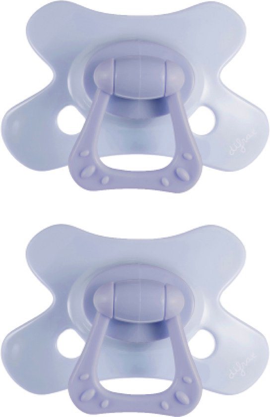 Difrax Dental Fopspeen - 18+ Maanden - Lichtpaars - 2 Stuks