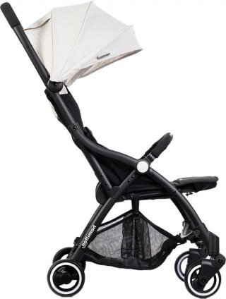 Hamilton by Yoop S1 Plus Buggy – MagicFold™ Technologie – Tot 22 kg – Wandelwagen Compact– Plooibuggy Baby – Inklapbaar – Kinderwagen – White Sand