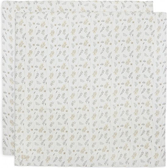 Jollein Hydrofiele Doek Large 115x115cm Wild Flowers - 2 stuks