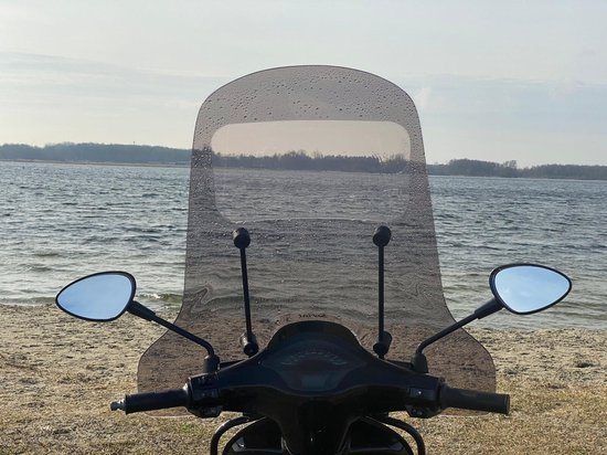 Waterafstotende folie windscherm - nano coating voor scooter - 5-laags