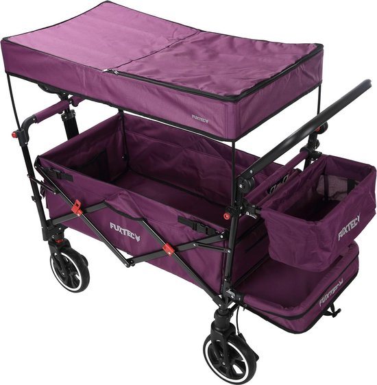 FUXTEC Bolderkar FX-CT850 - Opvouwbaar - paars