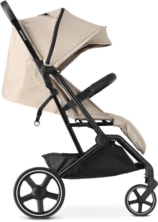 Deryan Luxe XP Buggy XL - Compact lichtgewicht - Nougat
