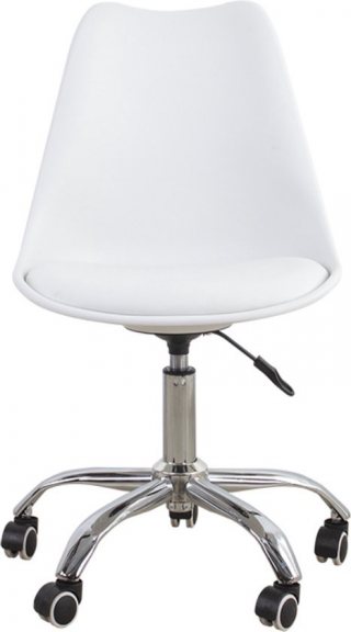 VDD Gaming Bureaustoel - Kantoor Stoel - Draaistoel - Chair - Hoogte Verstelbaar - Kunstleer - Wit