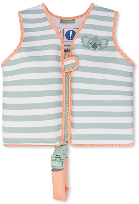 Zwemvest - Groen/Wit - Resort Stripe - 3/6 Jaar