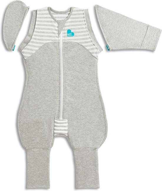 Love to Dream™ Swaddle Up™ Pyjama Baby - Inbakeren afbouwen - 6-9 maanden - 8.5-11 kg - All Season - Grijs