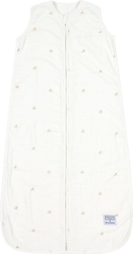 Meyco x Mrs. Keizer bamboe babyslaapzak Ibiza - Warm Sand - 90cm