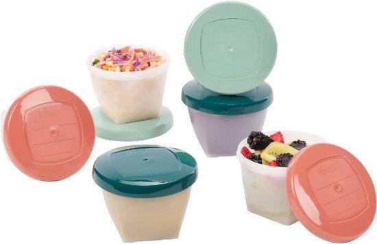 Set Lunchboxen Babymoov A004316 Multicolour 3 Stuks