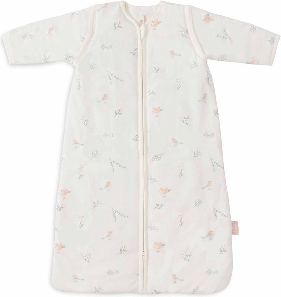 Jollein Baby Slaapzak Winter Met Afritsbare Mouw 70cm - Lovely Birds - Winterslaapzak