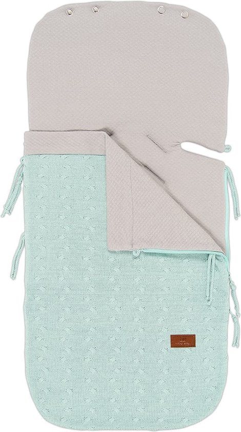 Baby's Only Zomer voetenzak autostoel 0+ Cable - Mint - Geschikt voor drie- en vijfpuntsgordel