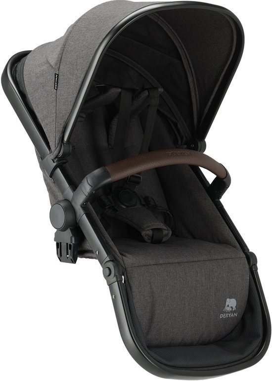 Deryan Tweede Stoeltje Evy Kinderwagen - Grijs