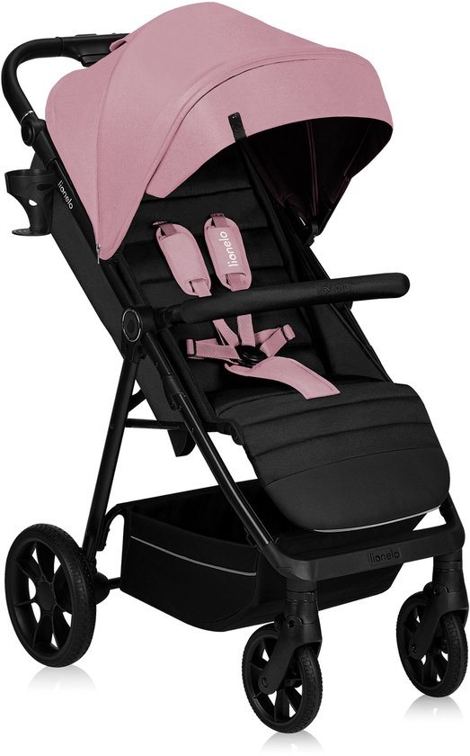 Lionelo Mira - Kinderwagen - Wandelwagen - Voor Kinderen tot 22 kg - Voorwielen 360° - Verstelbare Rugleuning & Handgreep - Waterdichte XXL Luifel met UPF50+ - 5-Puntsgordel - Grote Off-Road Wielen - Volledige Schokdemping - Compact Opvouwbaar