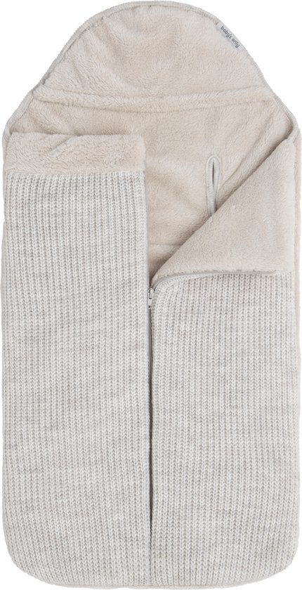 Baby's Only Voetenzak autostoel 0+ Hope - Ecru - Geschikt voor drie- en vijfpuntsgordel