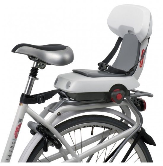 Polisport Guppy Duo junior - Fietsstoeltje Achter - Grijs 8636100001