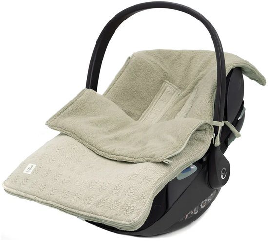 Jollein Voetenzak group 0+ 3/5 punts Grain Knit Olive Green