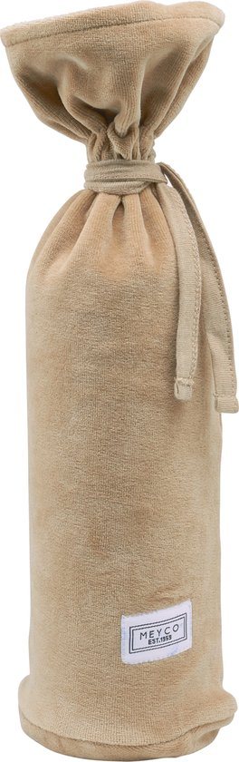 Meyco Baby Velvet kruikenzak - taupe