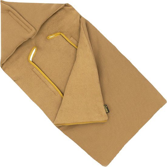 Ukje Voetenzak Autostoel en Kinderwagen - Black Friday - Universeel Getest voor de Bekende Merken - Superzacht Katoen voor je Baby - Perfecte Pasvorm en Afwerking - Voor Zomer en Winter - Nougat Cable