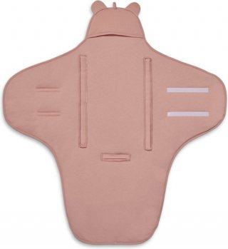 Jollein Wikkeldeken Basic Stripe - Rosewood