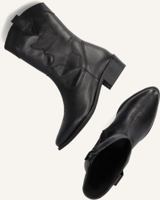 Wysh Nolia Laarzen - Leer - Meisjes - Zwart - Maat 36