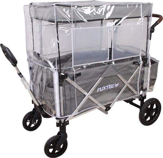 Transparante regenhoes - FUXTEC - Super Cruiser trolley