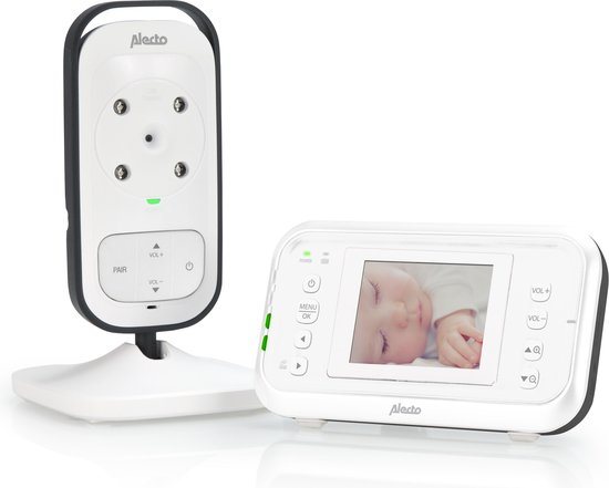 Alecto DVM-73 - Babyfoon met camera - Temperatuurweergave - Wit