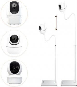 Lovinoo Babyfoonhouder - Universeel & Flexibel - Babyfoon Standaard / houder - Baby Camera Statief - Vloerstandaard