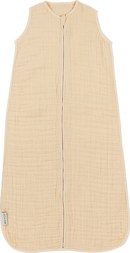 Meyco Baby Uni baby slaapzak - hydrofiel - soft peach - 110cm