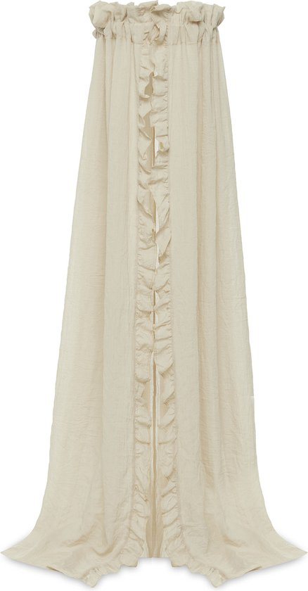 Jollein Sluier Vintage 155cm Ruffle - Nougat/Sand