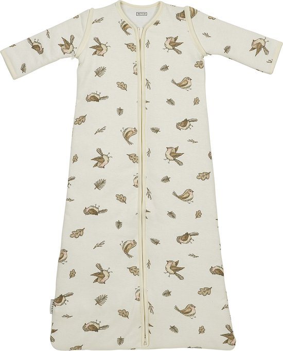 Meyco Baby Robin Baby Slaapzak Met Afritsbare Mouwen - Multicolour - 60cm - 2.5 TOG