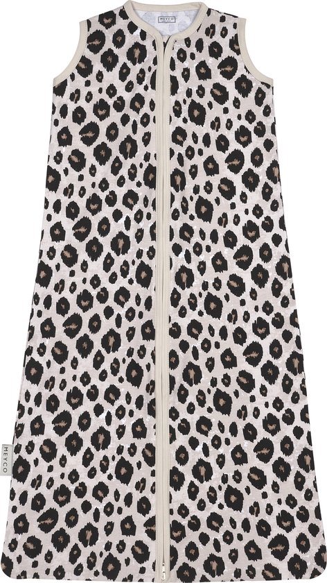 Meyco Baby Leopard baby zomerslaapzak - sand melange - 60cm - 0.3 TOG