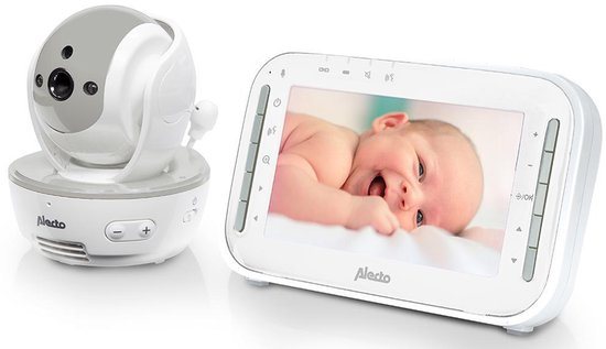 Alecto DVM-200GS - Babyfoon met camera - Op afstand beweegbaar - Grijs