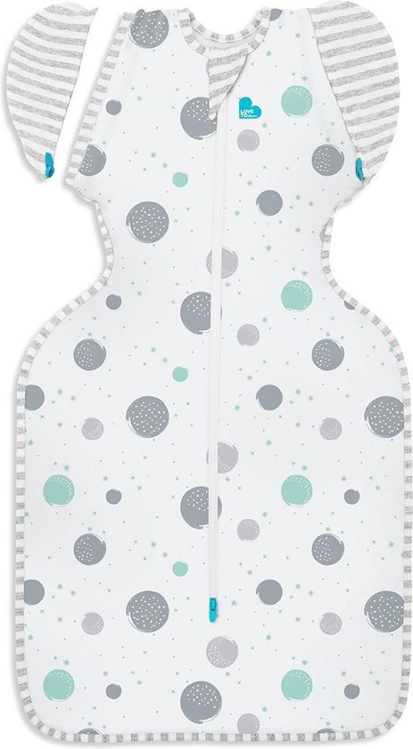 Love to Dream™ Babyslaapzak Swaddle Up™ - Inbakeren afbouwen - Baby 4-6 maanden - 6-8.5 kg - Zomer - Wit