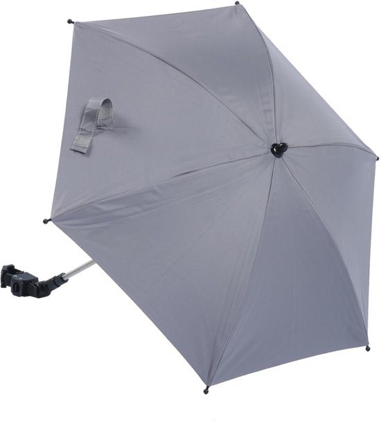 Titaniumbaby Parasol met universele klem UV 50+ Protectie - Mid Grey