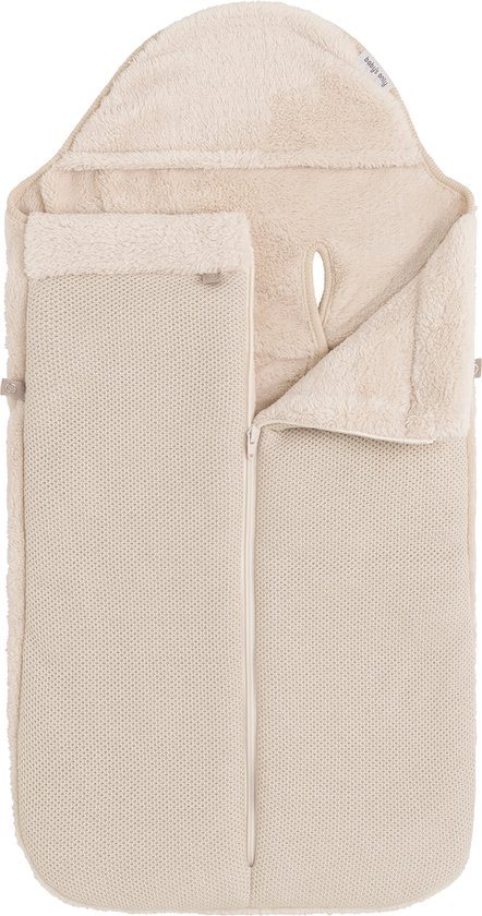 Baby's Only Voetenzak autostoel 0+ Classic - Zand - Geschikt voor drie- en vijfpuntsgordel - Universeel in gebruik