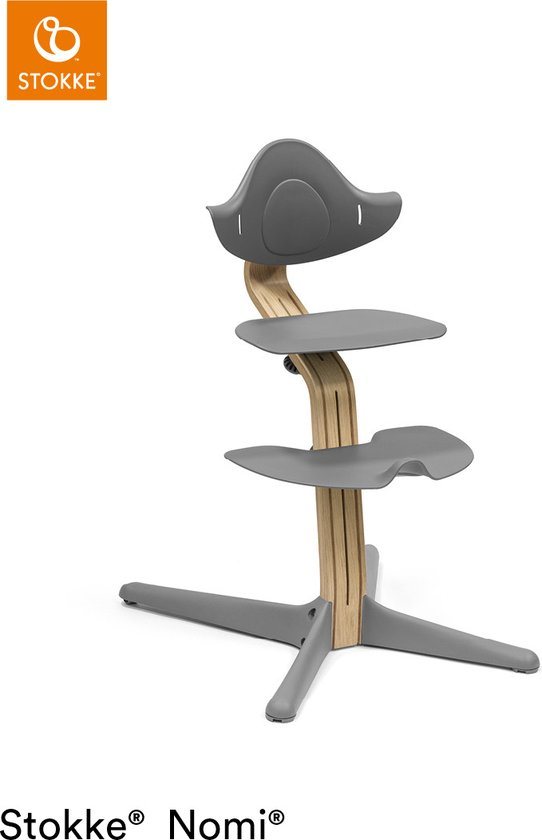 Stokke® Nomi® Kinderstoel - Oak - Grey
