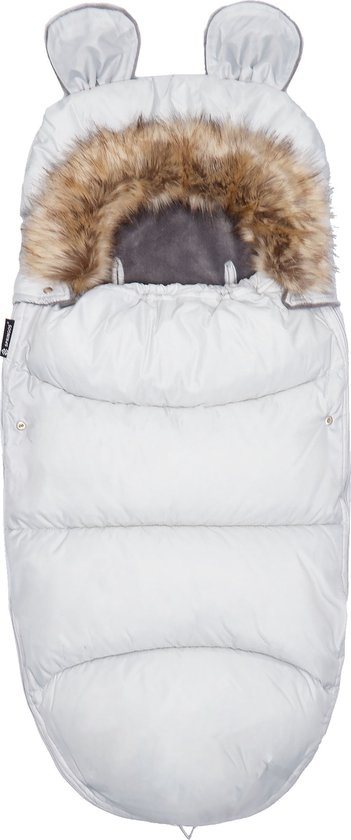 Springos Voetenzak | Voetenzak Buggy | Voetenzak Autostoel | Universeel | 90 cm | Wit