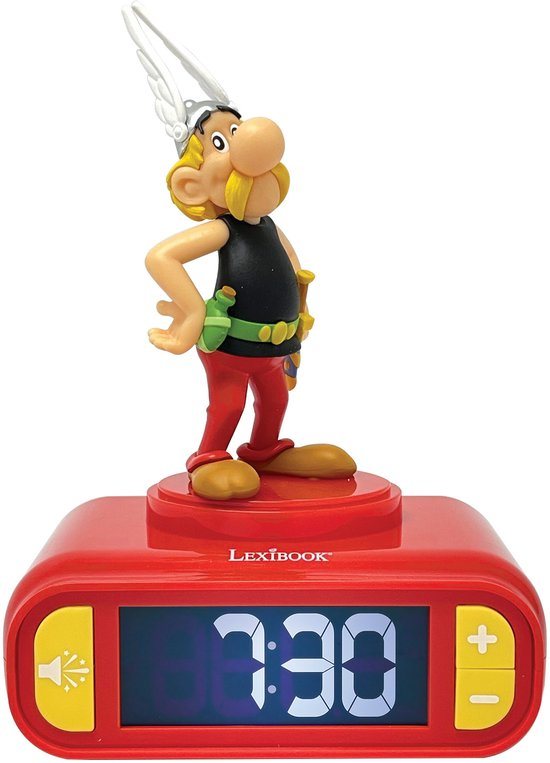 Asterix Nachtlampje Wekker met geluiden