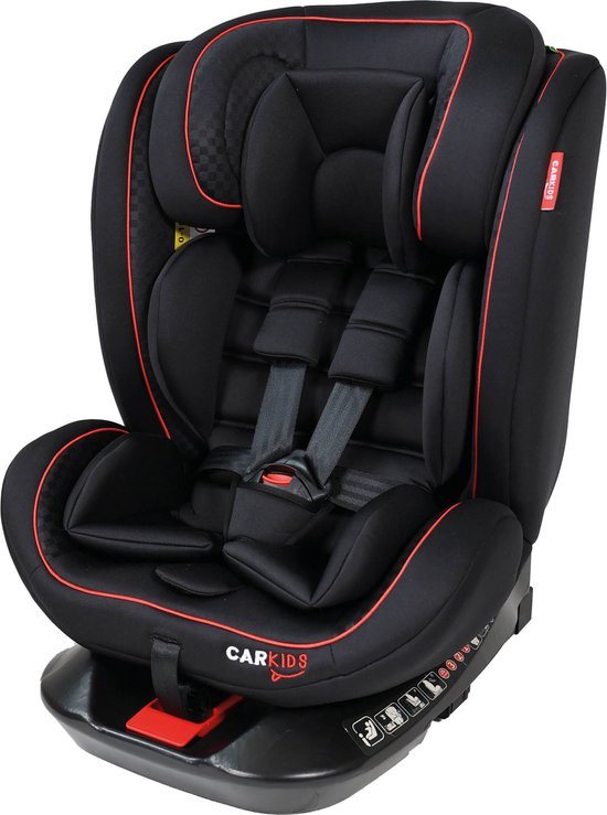 Carkids i-Size Autostoeltje Darcy 360° Draaibaar 40-150cm - ISOFIX - Verstelbaar - Comfort