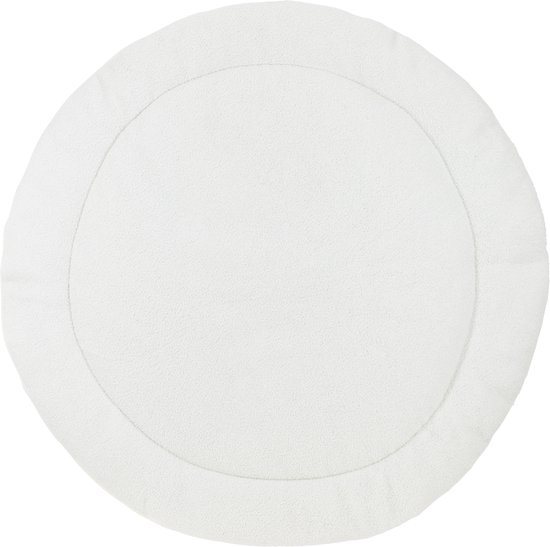 Meyco Baby Bouclé boxkleed rond - offwhite - ⌀95cm