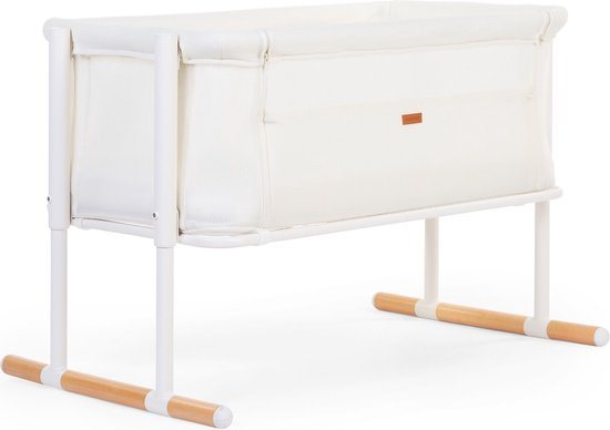 Childhome Evolux Co sleeper - 2 in 1 Wiegje - Naturel/Wit - 0 tot 6m - 97x64x85 cm