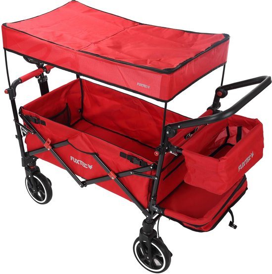 FUXTEC Bolderkar FX-CT850 - Opvouwbaar - rood