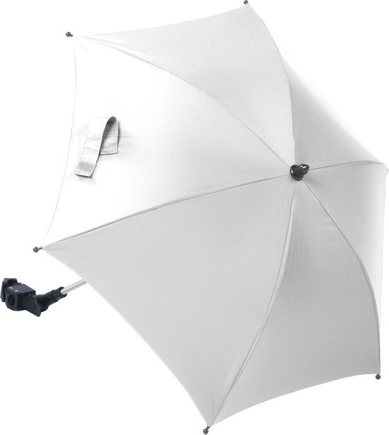 Titaniumbaby Parasol met universele klem UV 50+ Protectie - Offwhite