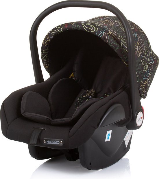 Chipolino Havana Autostoel Met Adapters 40-85 Cm Groep 0+ Obsidian Leaves
