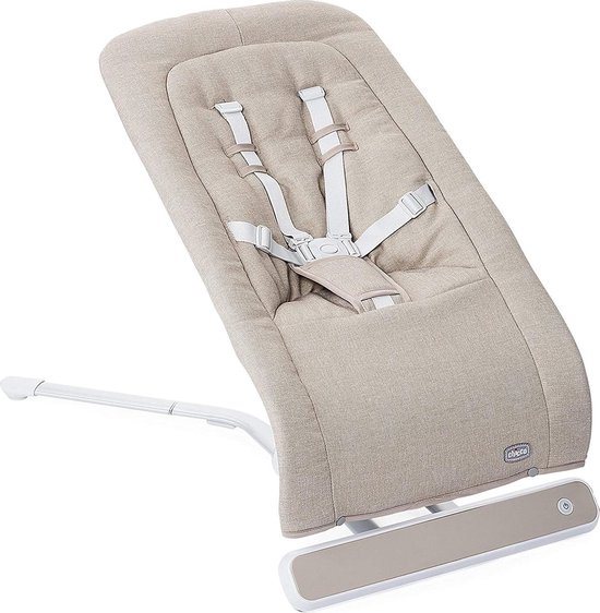 Chicco Relax Rhythm 'n' Sound - Wipstoel baby - Slaapmuziek - Opvouwbare wieg - Elektrische wipstoel - Sand