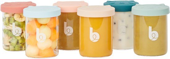 Babymoov Isy Bewaarbakjes - 6 Stuks
