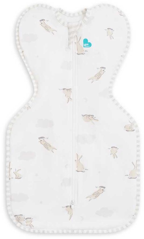 Love to Dream™ Babyslaapzak Swaddle Up™ - Inbakeren - Baby 3-6 maanden - 6- 8.5 kg - All season - 1.0 TOG - Cloud Bunnies