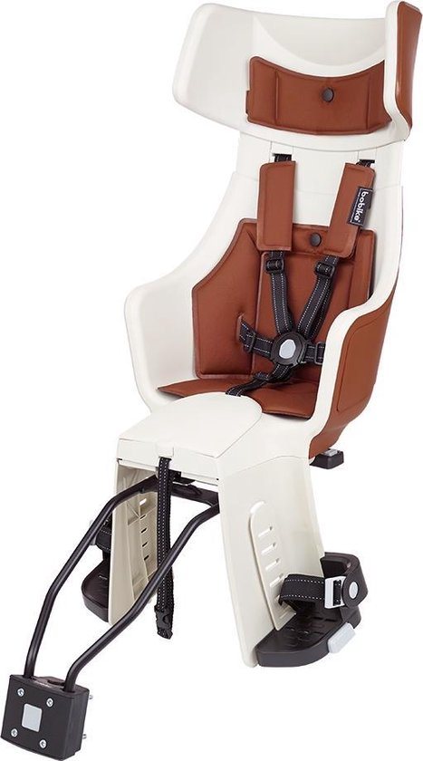 Bobike Exclusive Tour Maxi Plus LED Fietsstoeltje - Framebevestiging - Cinnamon Brown