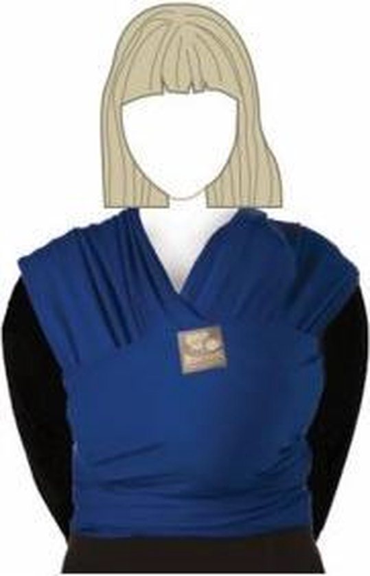 Babylonia Tricot Slen Draagdoek - Kobaltblauw